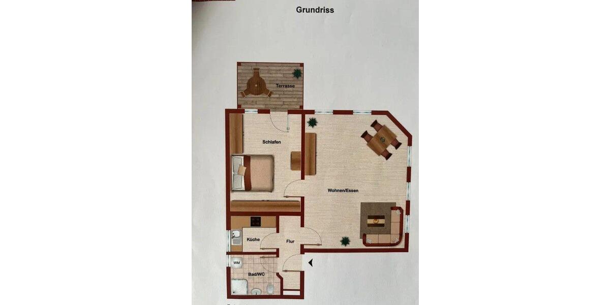 Erdgeschoßwohnung Neuenstadt am Kocher - 2 Zimmer, 54 m&sup2;, 185.000&euro; | Angebot:27014486