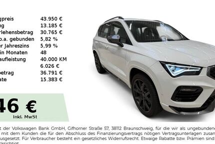 Cupra Ateca 10.603 km 43.950 &euro; Dessau-Roßlau 06842
