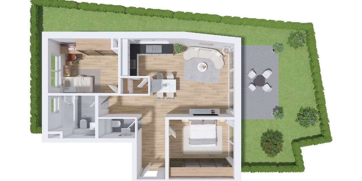Etagenwohnung Schwäbisch Gmünd Bargau - 3.5 Zimmer, 70 m&sup2;, 356.000&euro; | Angebot:26691046