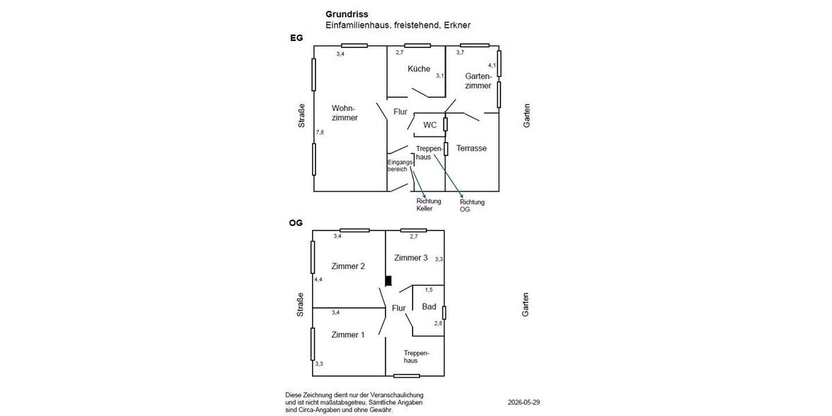 Einfamilienhaus Erkner - 5 Zimmer, 100 m&sup2;, 445.000&euro; | Angebot:26758286