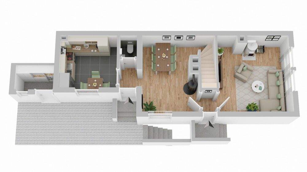 Doppelhaushälfte Kiel Ellerbek - 4 Zimmer, 76 m&sup2;, 269.000&euro; | Angebot:24112585