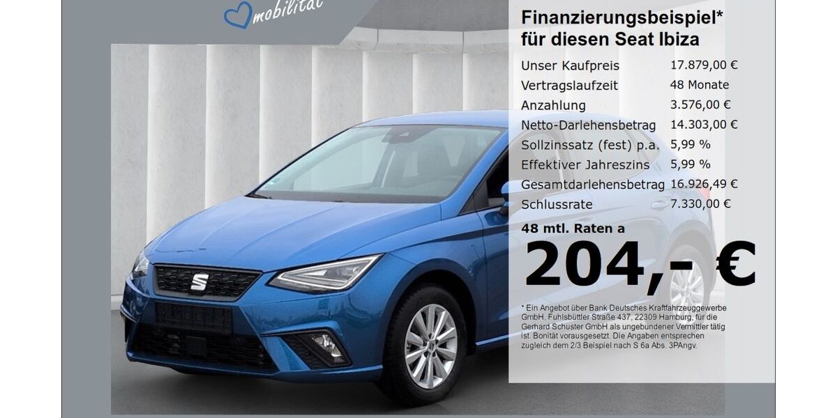 Seat Ibiza 17.548 km 17.879 &euro; Ruhstorf 94099
