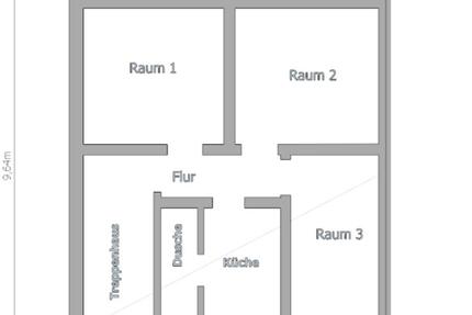 Wohnung Kaufungen - 3 Zimmer, 64 m&sup2;, 600&euro; | Angebot:23762162