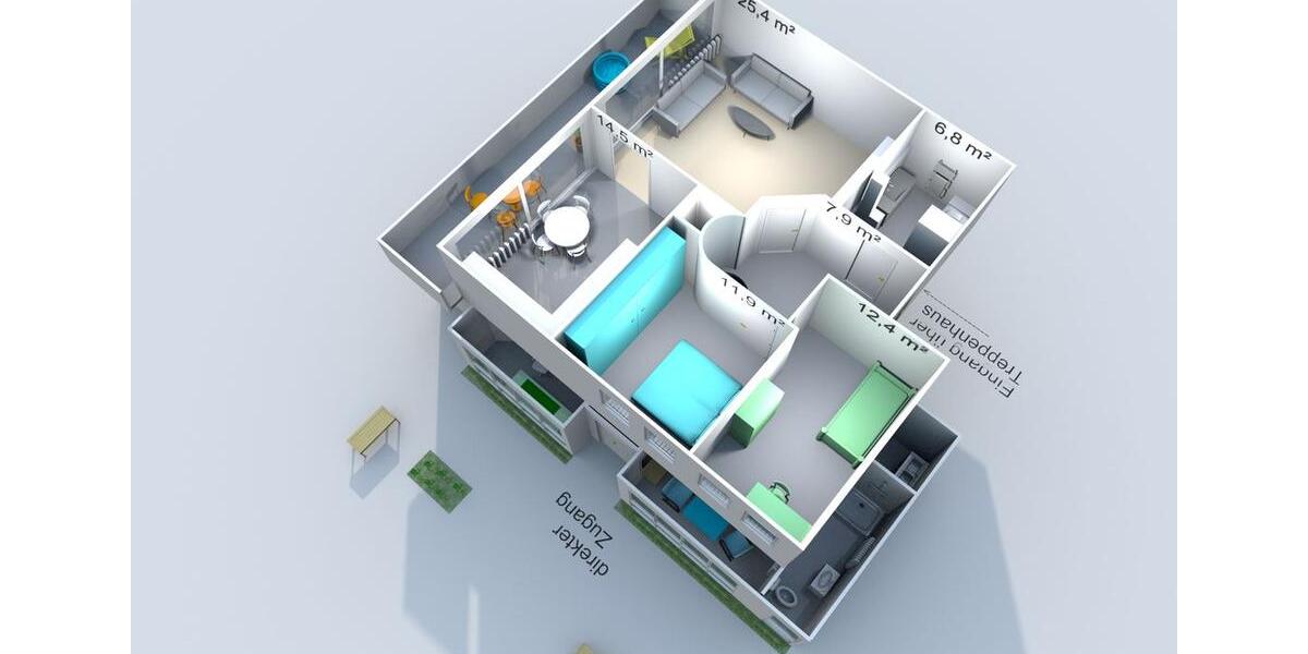 Etagenwohnung Bad Honnef - 6 Zimmer, 149 m&sup2;, 549.000&euro; | Angebot:27629418