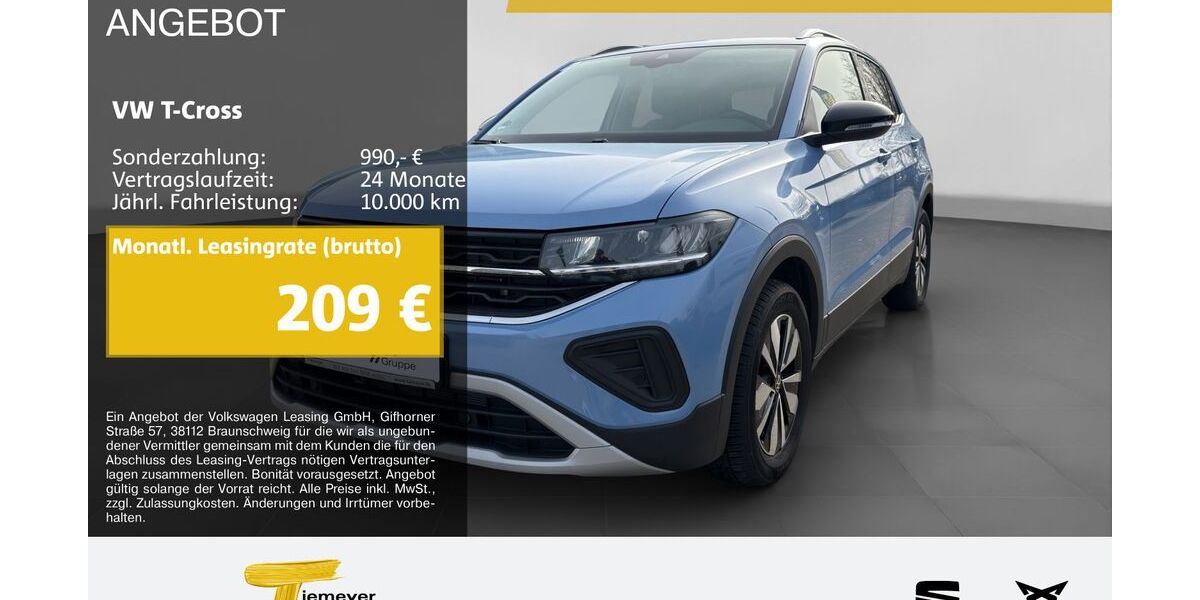 VW T-Cross 1.344 km 24.290 &euro; Lüdenscheid 58513