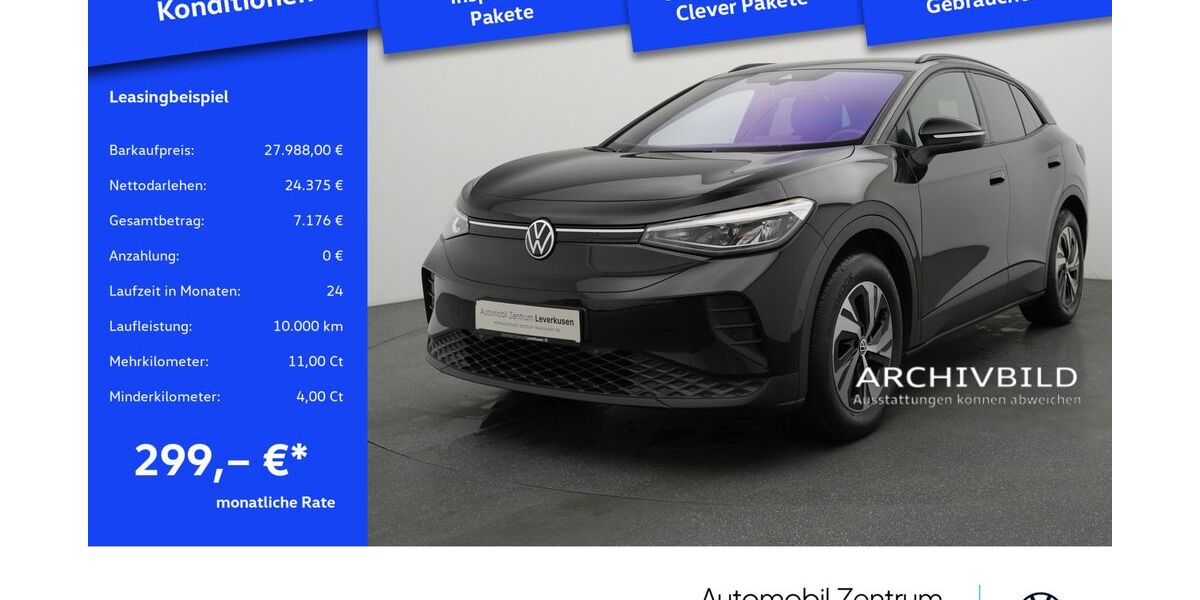 VW ID.4 14.938 km 27.988 &euro; Leverkusen 51379