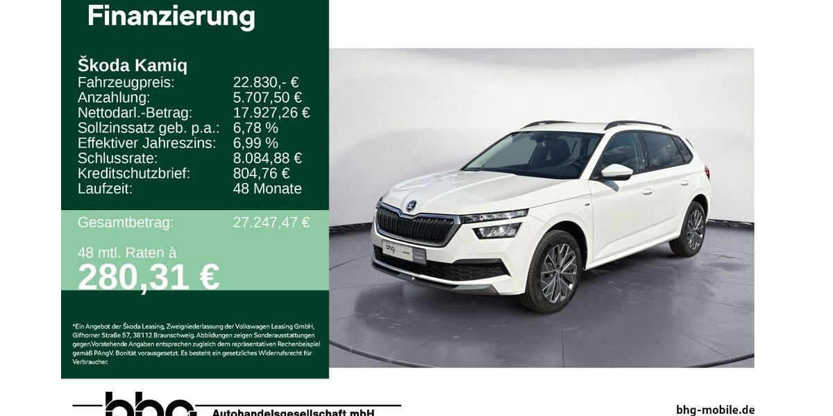Skoda Kamiq 8.631 km 22.830 &euro; Balingen 72336