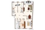 Etagenwohnung Lotte - 4 Zimmer, 83 m&sup2;, 148.500&euro; | Angebot:27000611