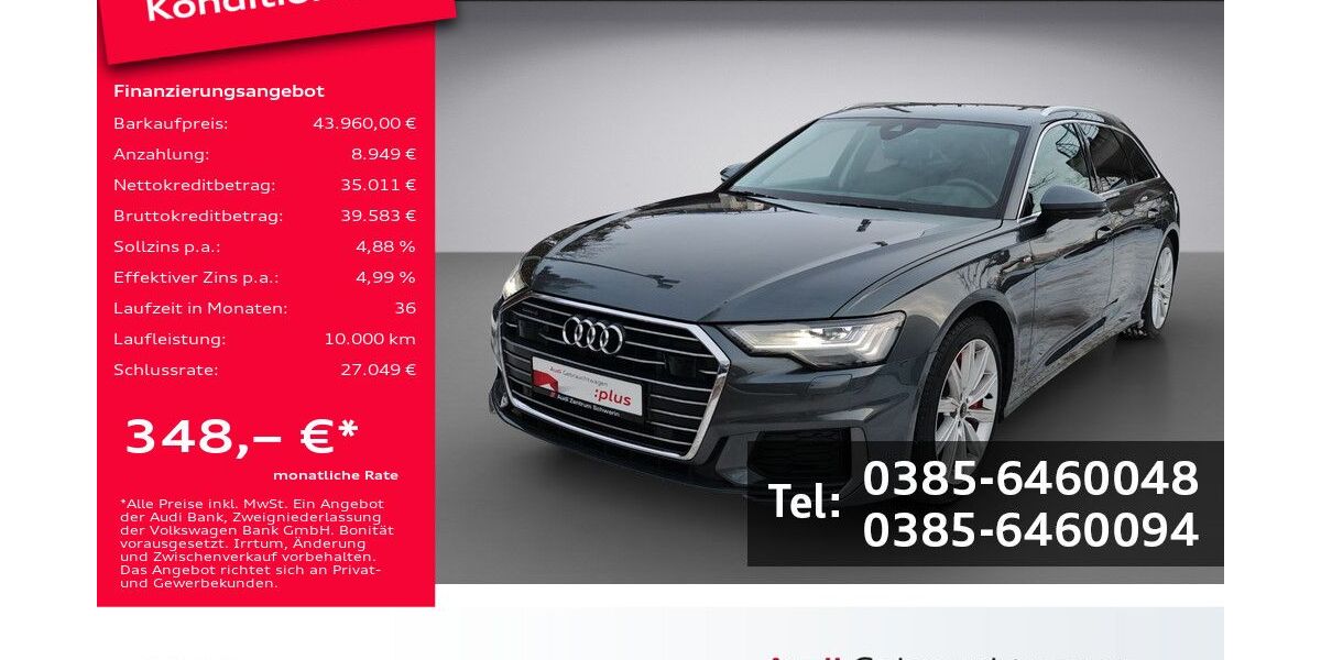 Audi A6 59.900 km 42.970 &euro; Schwerin 19061
