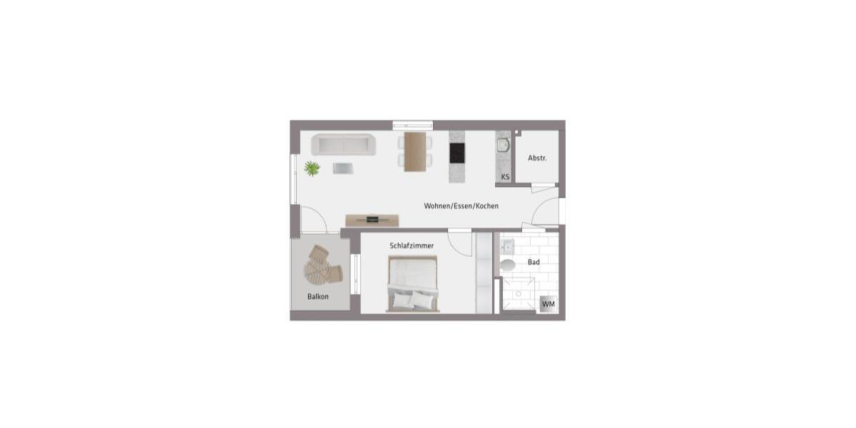 Etagenwohnung Untermeitingen - 2 Zimmer, 58 m&sup2;, 994&euro; | Angebot:26586938