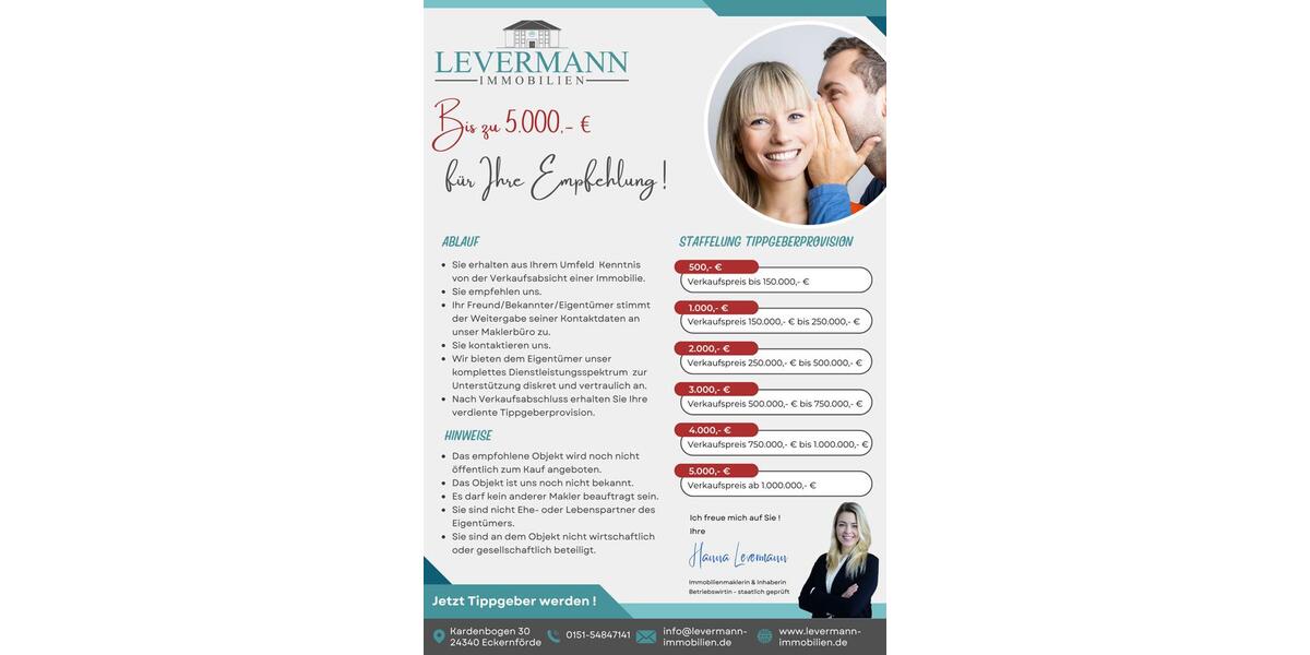 Etagenwohnung Sande - 1 Zimmer, 32 m&sup2;, 598&euro; | Angebot:24554859