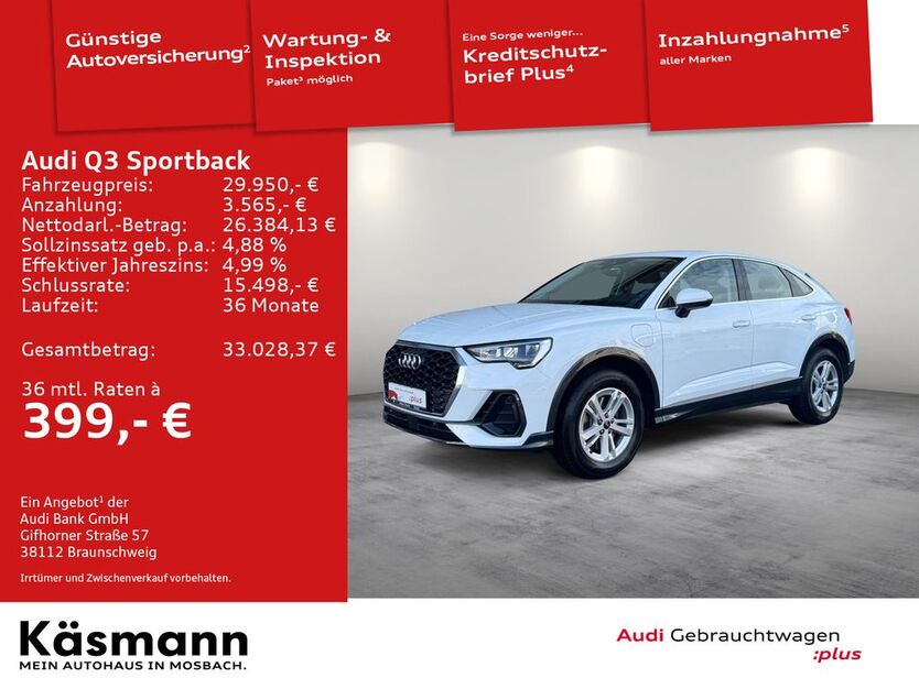 Audi Q3 50.884 km 29.950 € Mosbach 74821