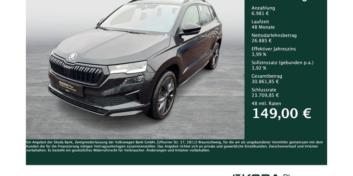 Skoda Karoq 20.733 km 33.866 &euro; Dortmund 44309