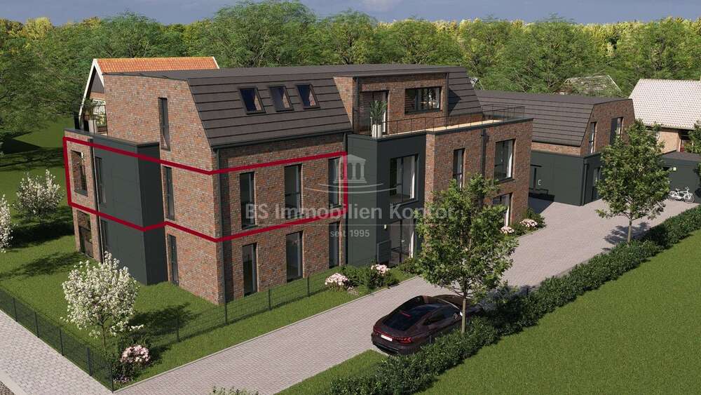Etagenwohnung Westoverledingen / Völlenerfehn Völlenerfehn - 3 Zimmer, 84 m&sup2;, 279.900&euro; | Angebot:26478173
