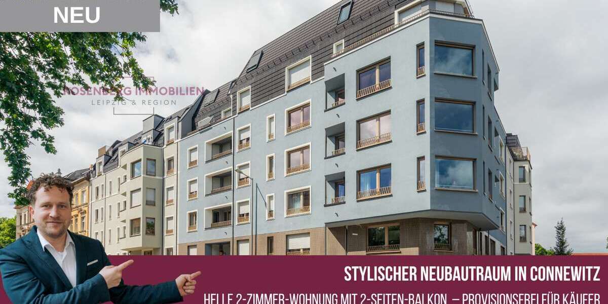 Etagenwohnung Leipzig / Connewitz Connewitz - 2 Zimmer, 68 m&sup2;, 299.900&euro; | Angebot:27119347