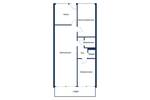 Geräumige 3-Zimmer-Wohnung im Hochparterre mit Loggia und Einbauküche