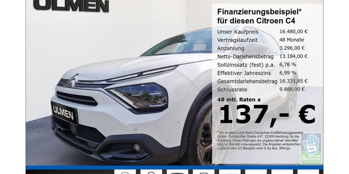 Citroen C4 26.408 km 15.890 &euro; Ratingen 40880