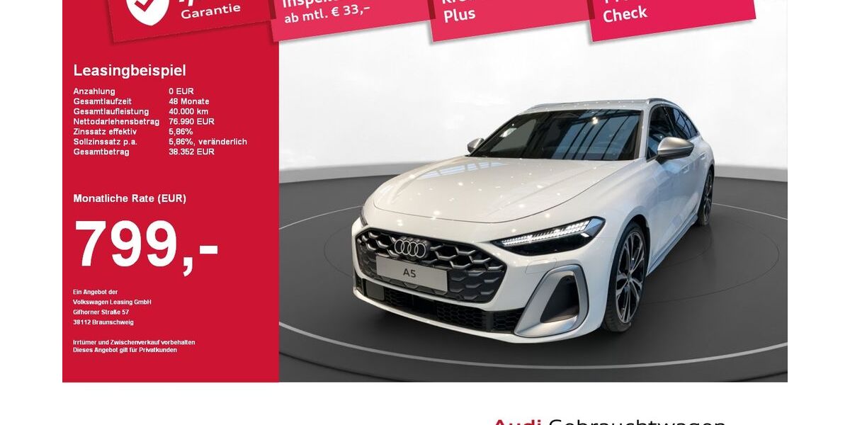 Audi S5 5.500 km 76.440 &euro; Plattling 94447