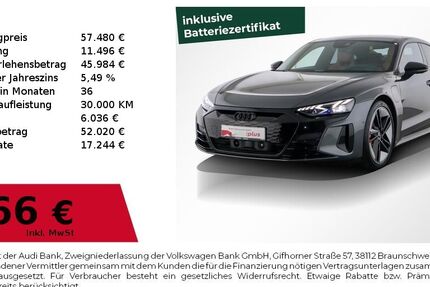 Audi RS e-tron GT 75.018 km 57.480 &euro; Nürnberg 90441