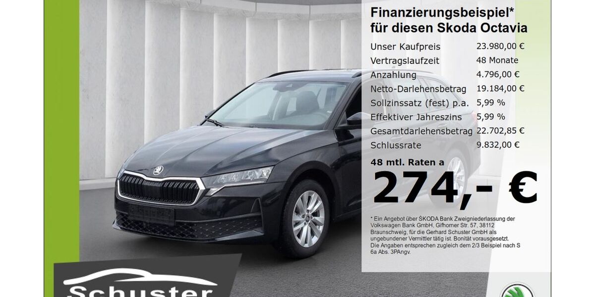 Skoda Octavia 23.988 km 23.980 &euro; Ruhstorf 94099