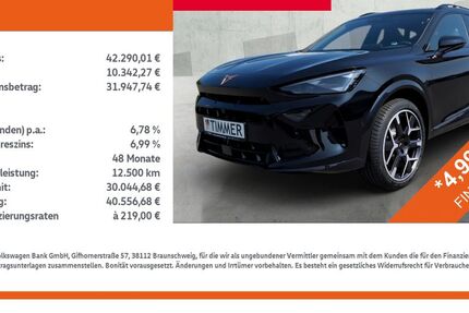 Cupra Formentor 5.999 km 41.690 &euro; Nordhorn 48529