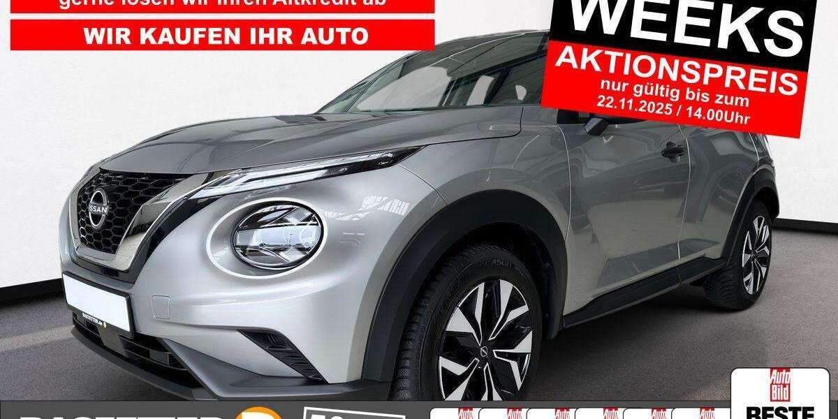 Nissan Juke 16.671 km 16.970 € Rheinstetten/Mörsch bei Karlsruhe 76287