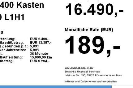 Nissan NV400 54.825 km 16.490 &euro; München 80807