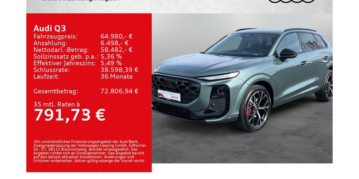 Audi Q3 8.000 km 64.980 &euro; Kitzingen 97318