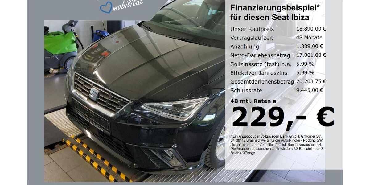 Seat Ibiza 15.995 km 18.890 &euro; Pocking 94060
