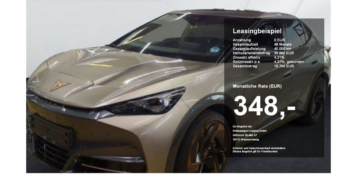 Cupra Tavascan 11.983 km 39.880 &euro; Regen 94209