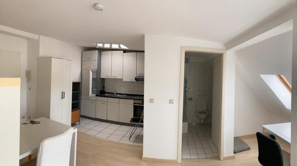 Dachgeschoßwohnung Leipzig Nord - 1 Zimmer, 25 m&sup2;, 420&euro; | Angebot:25282383