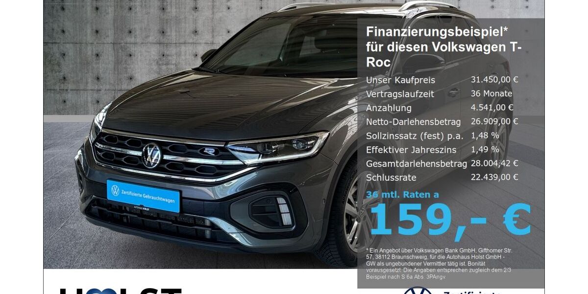 VW T-Roc 25.352 km 31.450 &euro; Scheeßel 27383