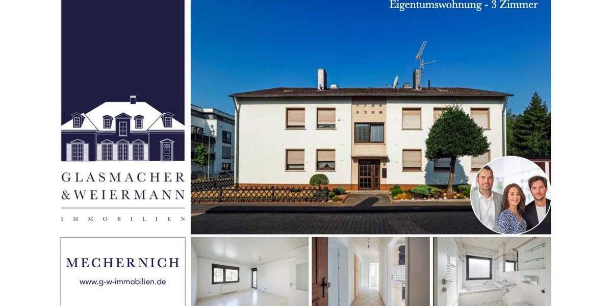 Etagenwohnung Mechernich - 3 Zimmer, 65 m&sup2;, 134.000&euro; | Angebot:27235147