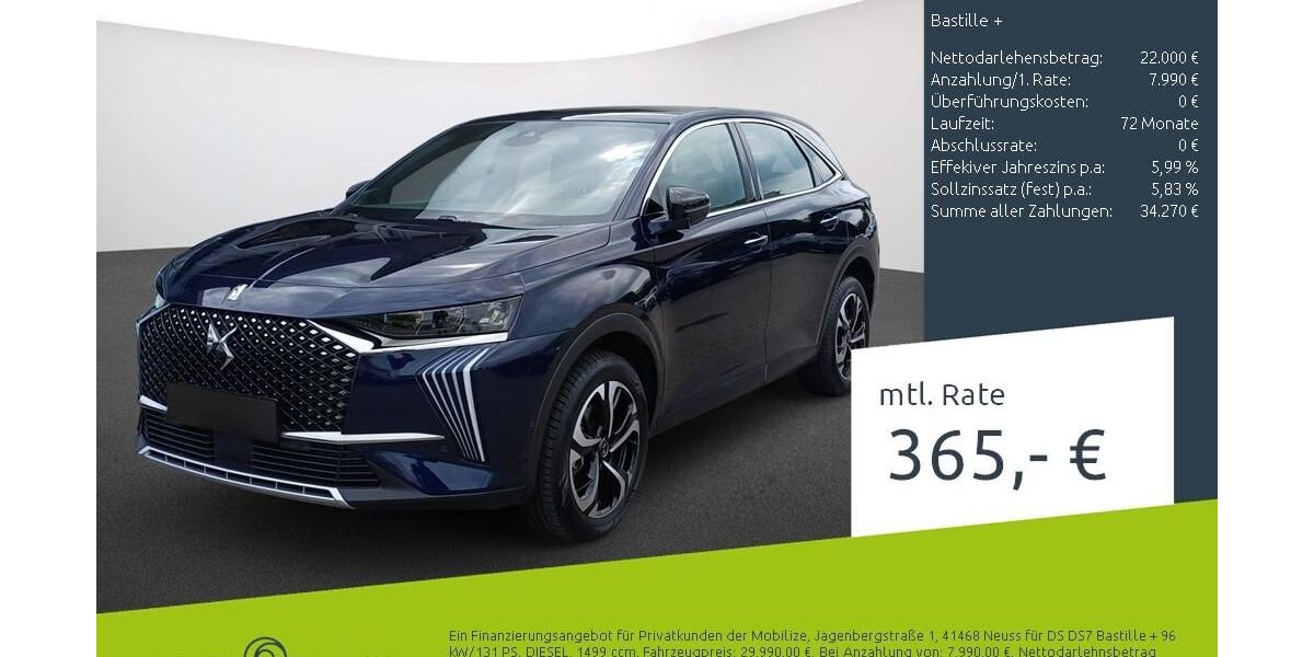 DS Automobiles DS7 (Crossback) 19.957 km 29.990 &euro; Stuhr 28816