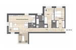 Erstbezug! Moderne 3-Zimmer Wohnung mit Garagenstellplatz - Etagenwohnung Hartmannsdorf | Angebot:26556994