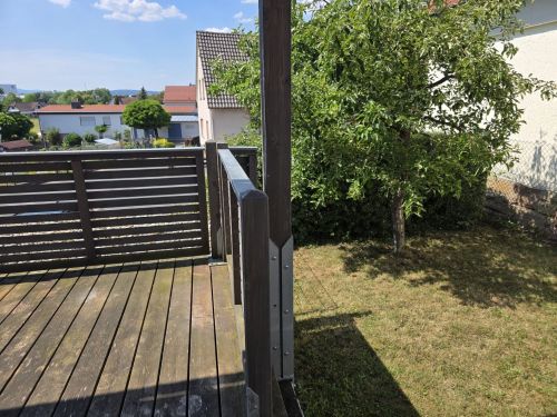Schicke 4-Zimmer-Wohnung mit Balkon, Terrasse und Garten in 97616 Bad NeustadtSaale, Stadtteil Herschfeld (ID 1452) - Erdgeschoßwohnung Bad Neustadt Bad Neustadt | Angebot:26694423