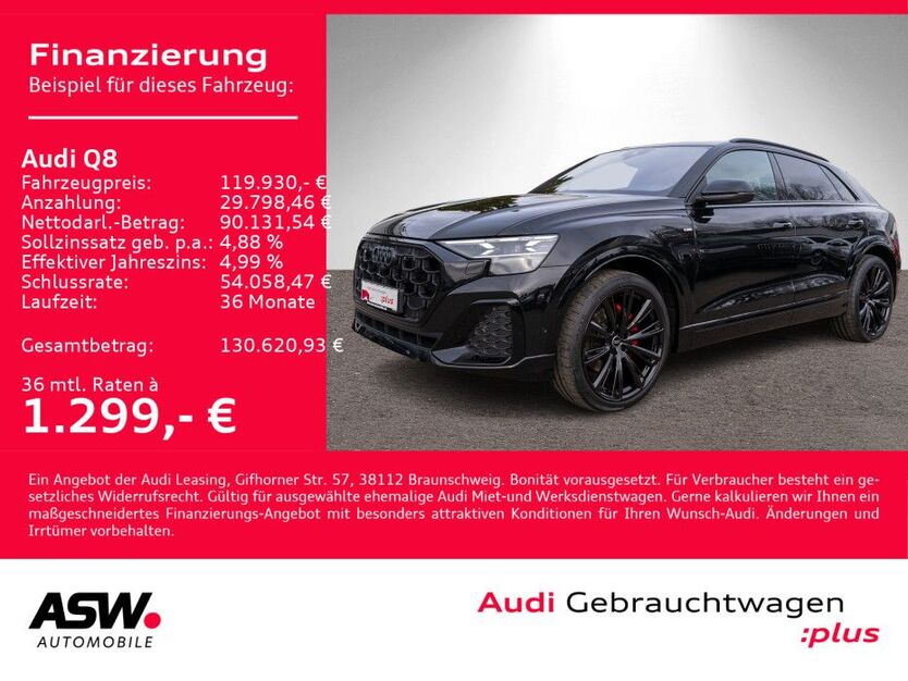 Audi Q8 9.900 km 119.930 € Heilbronn 74074