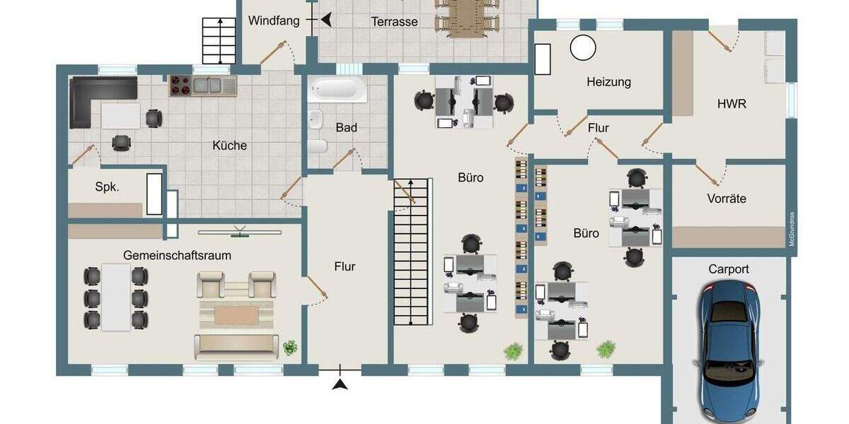 Gewerbeobjekt Bergen (Dumme) Bergen - 8 Zimmer, 180 m&sup2;, 255.000&euro; | Angebot:25687241