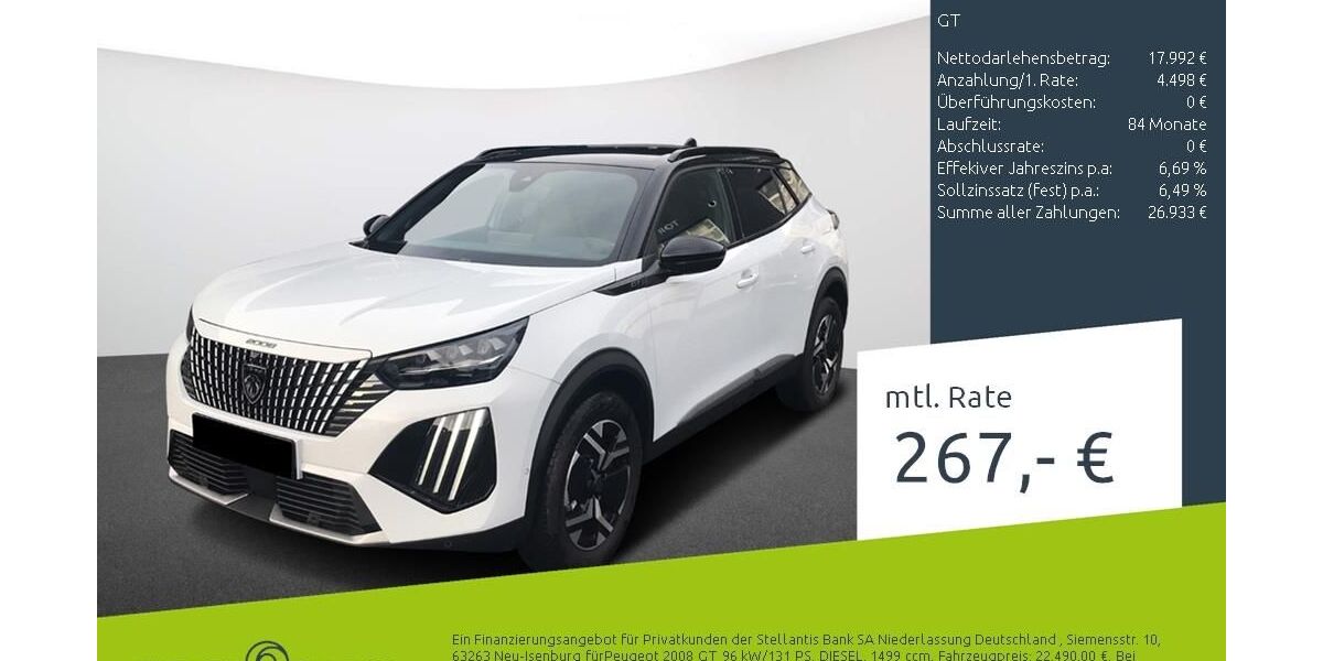 Peugeot 2008 13.216 km 22.490 &euro; Dülmen 48249