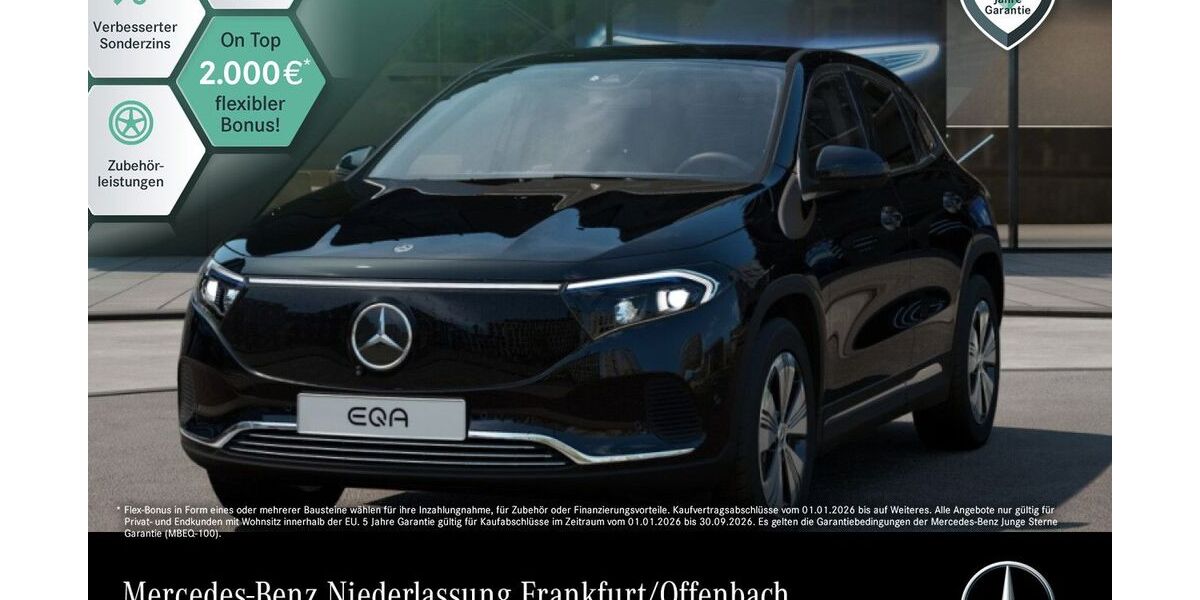 Mercedes-Benz EQA 9.092 km 38.990 &euro; Frankfurt 60599