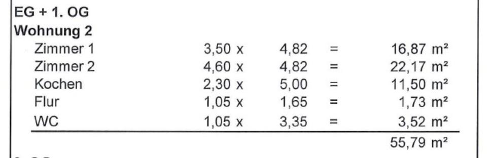 Erdgeschoßwohnung Schöneiche bei Berlin - 2 Zimmer, 56 m&sup2;, 975&euro; | Angebot:24638085