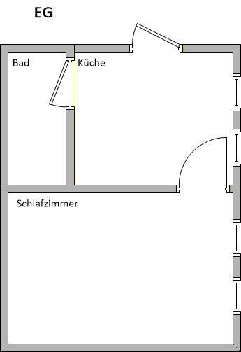 Erdgeschoßwohnung Radibor - 1.5 Zimmer, 48 m&sup2;, 400&euro; | Angebot:26068166
