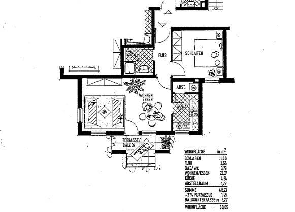 Etagenwohnung Pfedelbach Heuberg - 2 Zimmer, 160.000&euro; | Angebot:25771933