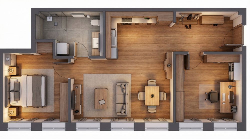 Etagenwohnung Bingen am Rhein - 3 Zimmer, 72 m&sup2;, 283.000&euro; | Angebot:25384501