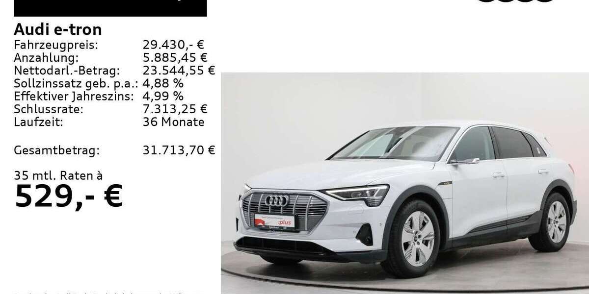 Audi e-tron 29.300 km 29.430 &euro; Feldkirchen - Westerham 83620