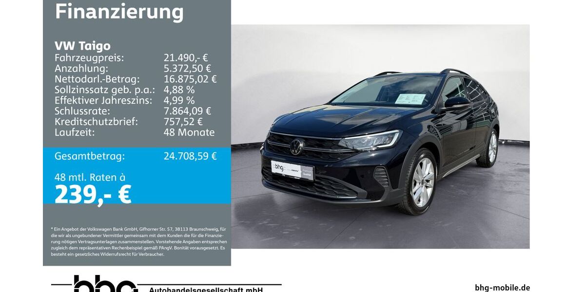 VW Taigo 6.660 km 21.490 € Metzingen 72555