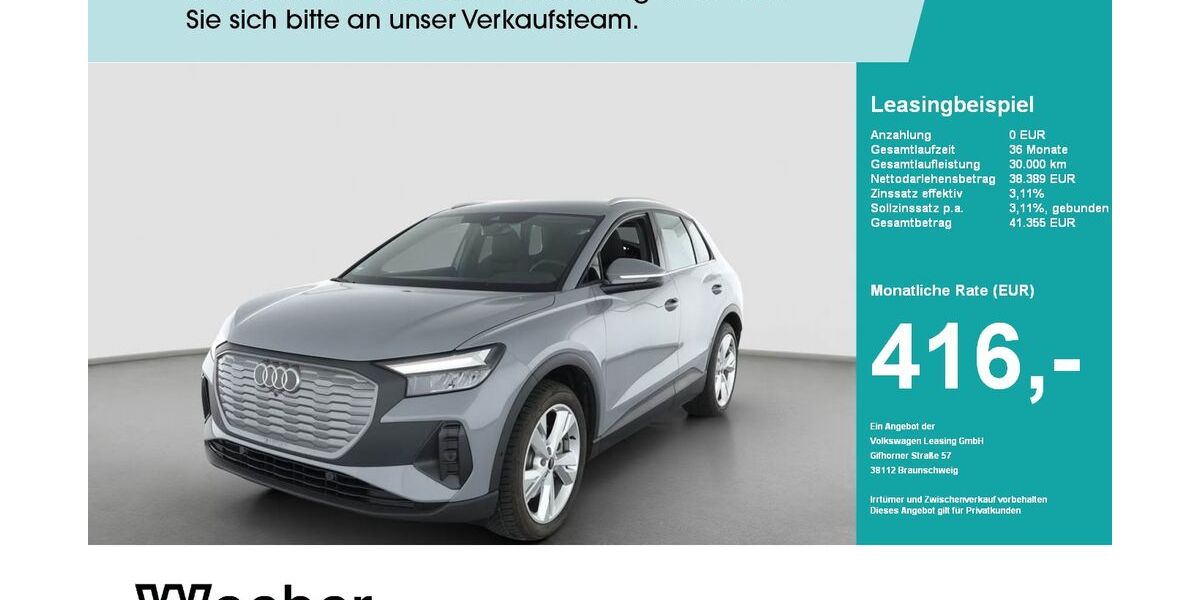 Audi Q4 e-tron 8.949 km 38.389 &euro; Leonberg 71229