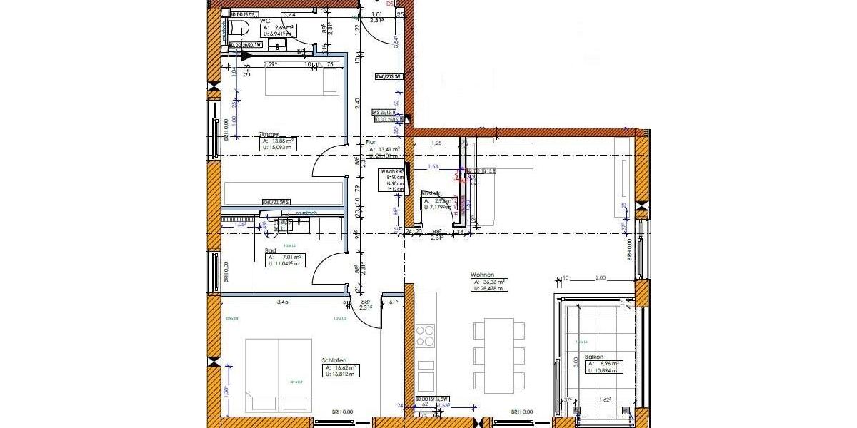 Etagenwohnung Gaildorf - 3 Zimmer, 96 m&sup2;, 1.000&euro; | Angebot:21113272