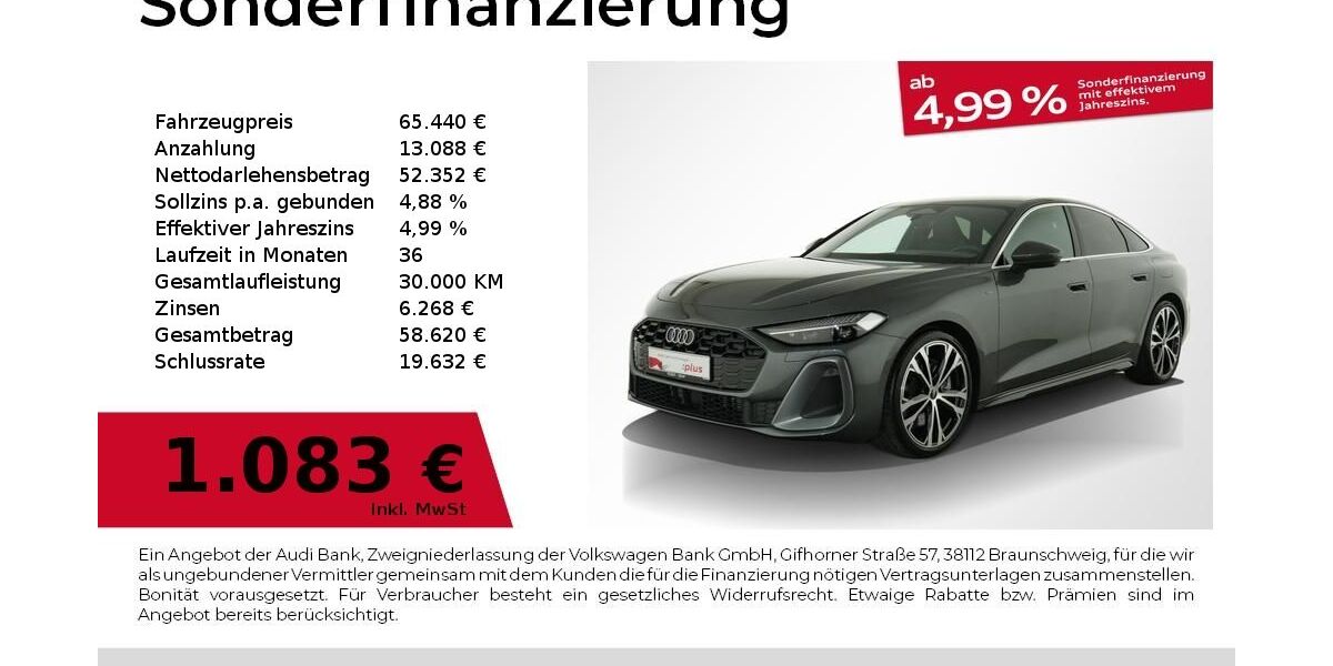 Audi A5 3.282 km 65.440 &euro; Nürnberg 90441