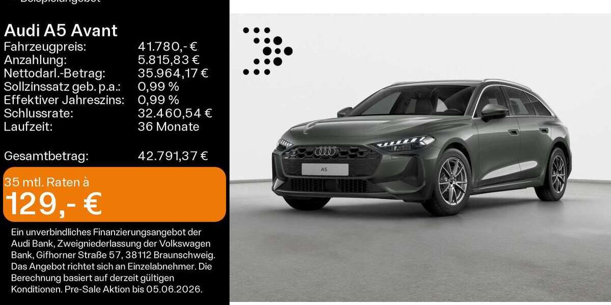 Audi A5 20.729 km 41.780 &euro; Schweinfurt 97424